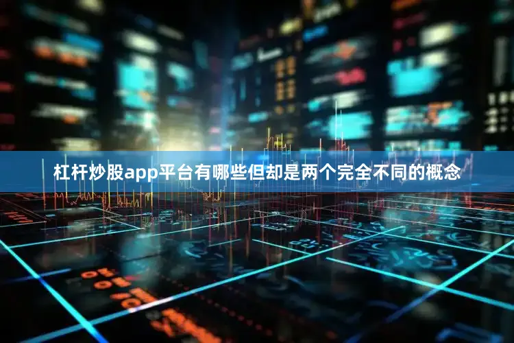 杠杆炒股app平台有哪些但却是两个完全不同的概念