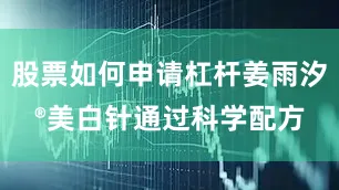 股票如何申请杠杆姜雨汐®美白针通过科学配方